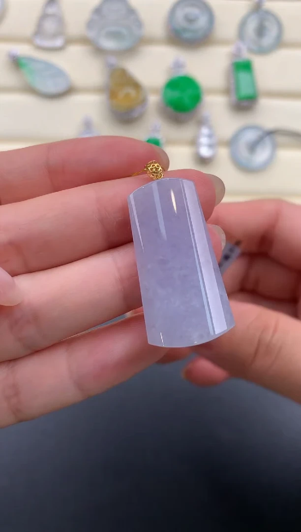 【闪购商品】翡翠颈饰18K金镶嵌X209     