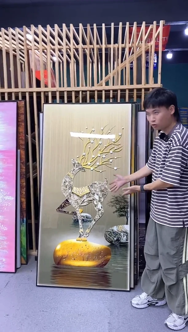 竖款80*160小鹿带钻