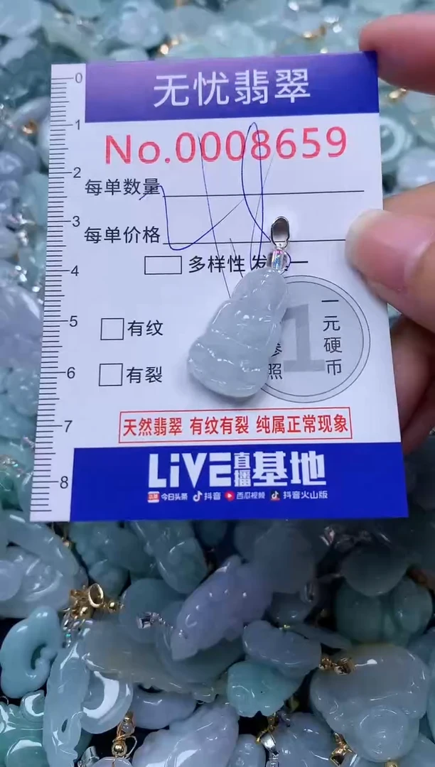 颈饰未镶嵌翡翠8659