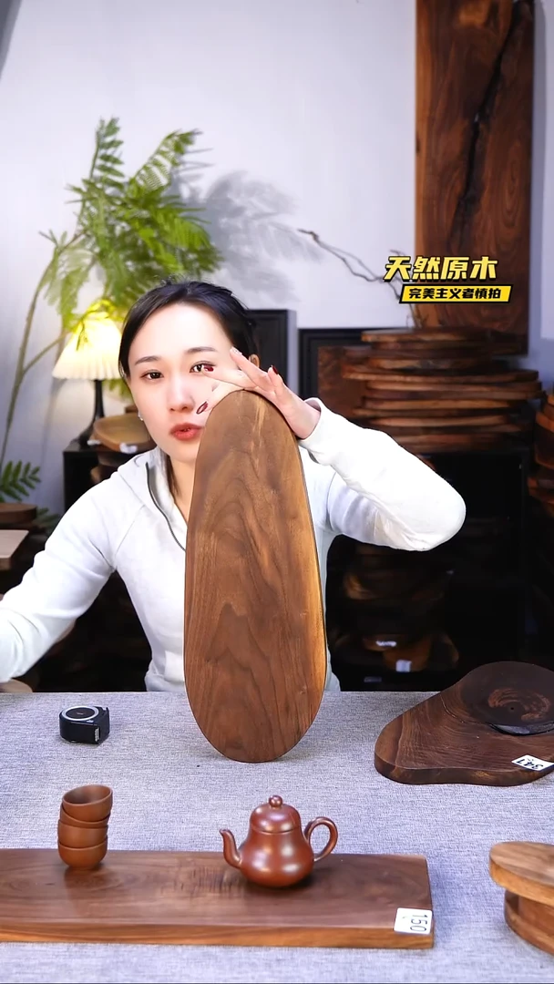 木北美黑胡桃原木.干裂疤结不属于商品质量问题完美主义者慎拍