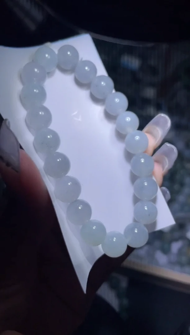 未镶嵌定制翡翠天然缅甸A货翡翠手串17
