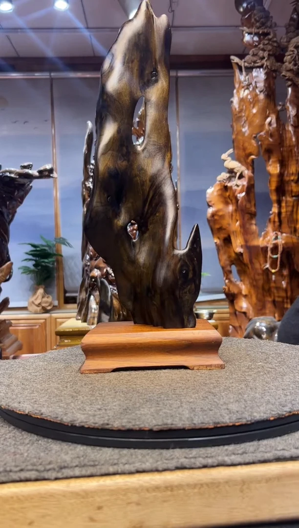 【闪购商品】金丝楠小叶桢楠乌木摆件