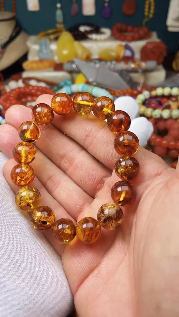 【闪购商品】琥珀裸石未镶嵌46205一图一物发货