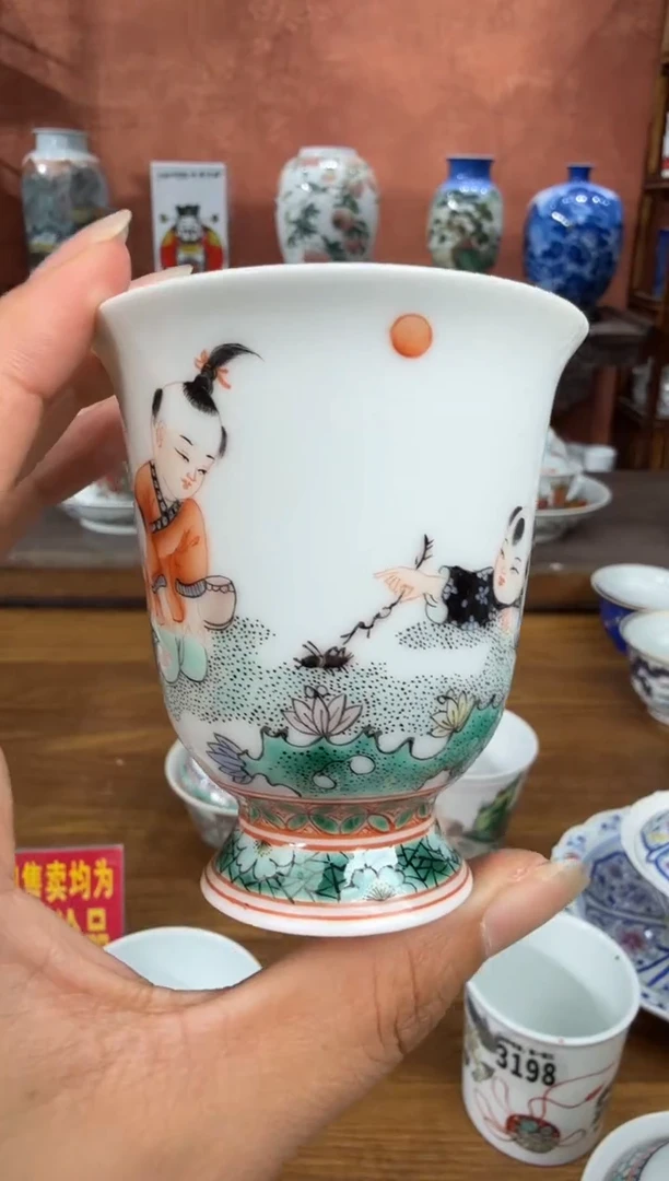 吴义松陶盟手绘陶瓷编码：3190