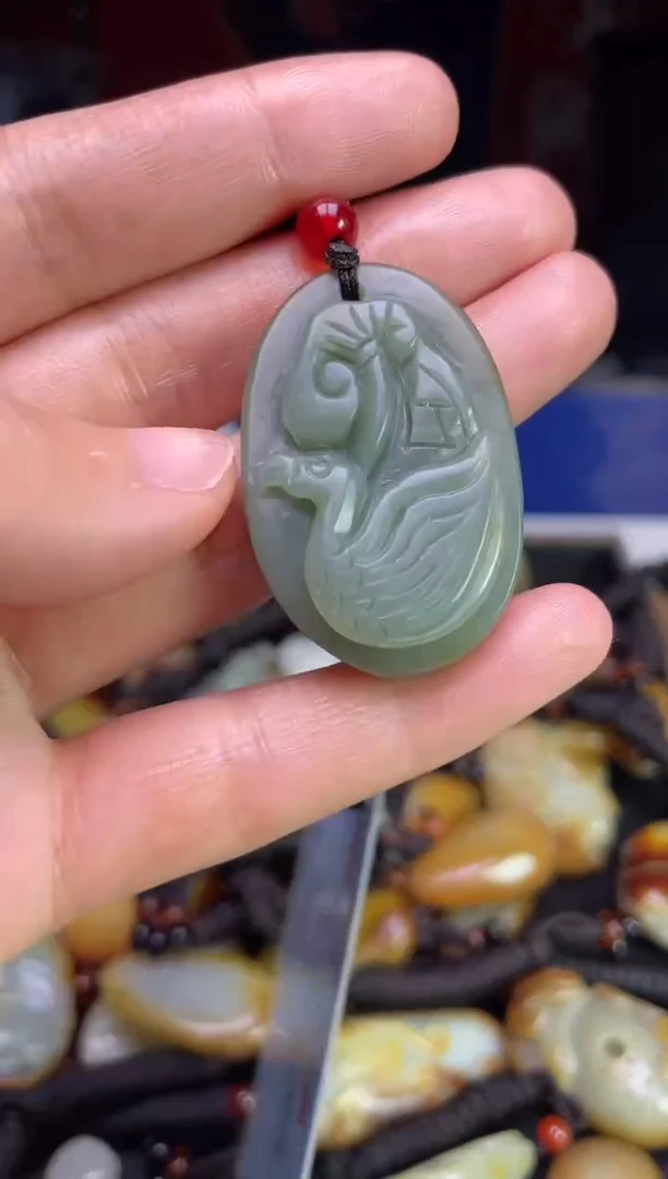颈饰未镶嵌和田玉123