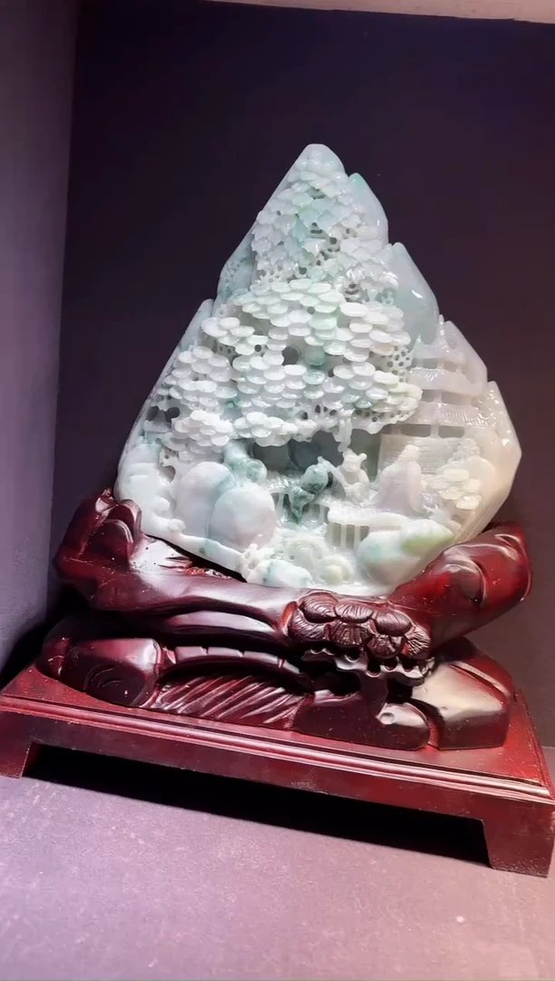 未镶嵌定制翡翠18/1217/L/山水