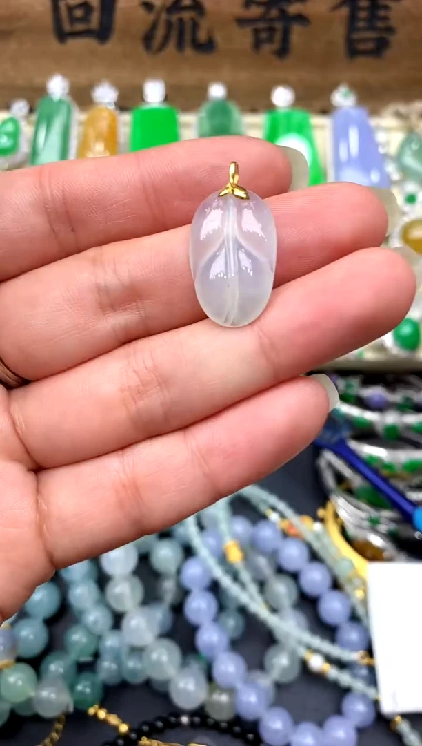 【闪购商品】翡翠颈饰18K金镶嵌37-中国好珍宝