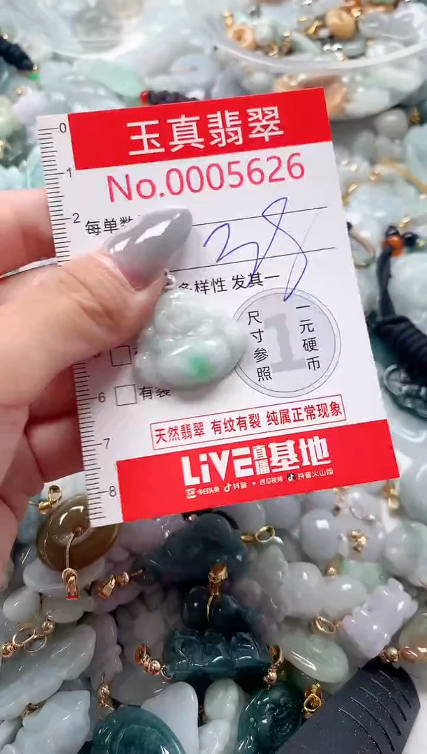 吊坠(不含链)未镶嵌翡翠5626