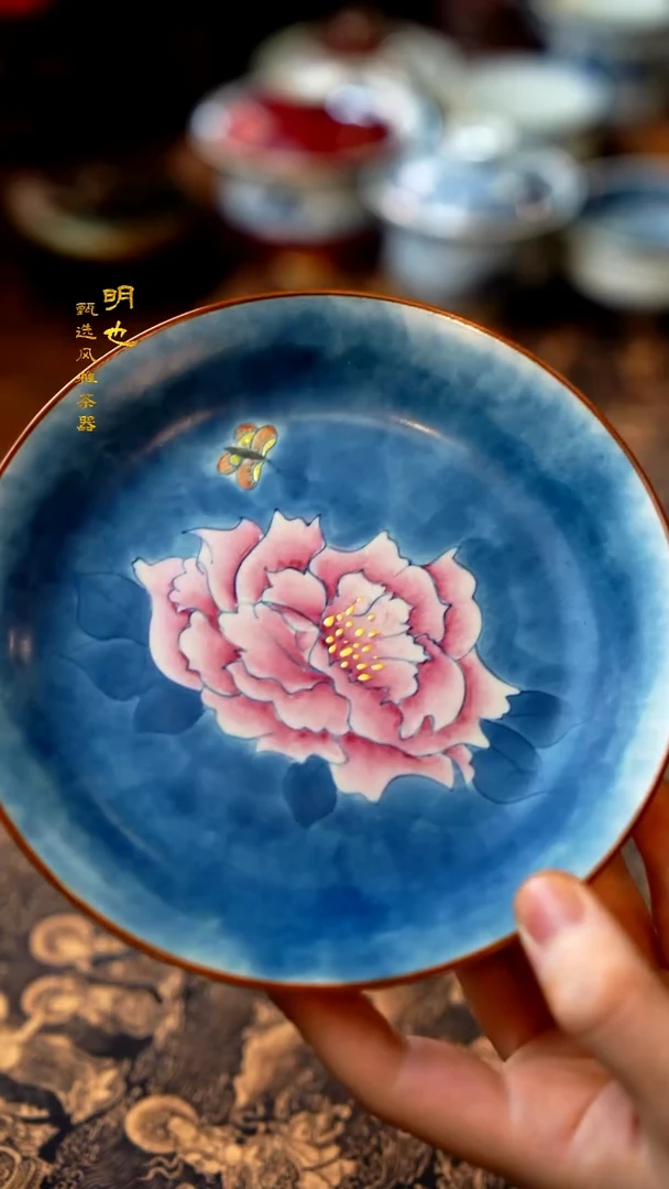 【闪购商品】1明也茶器/ 牡丹壶承一个