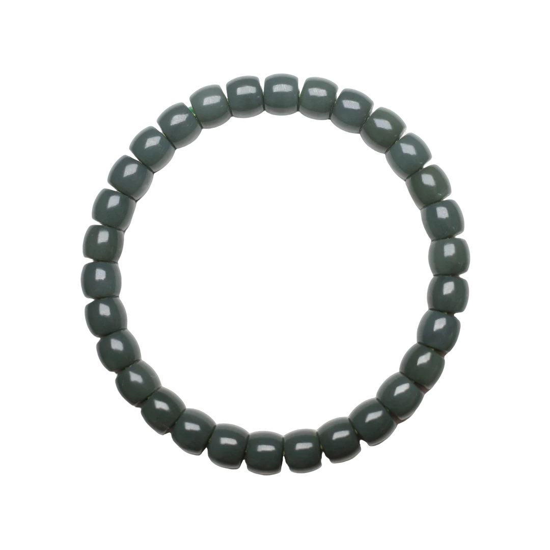 和田青玉精工直切手串素圈单圈玉手串精美