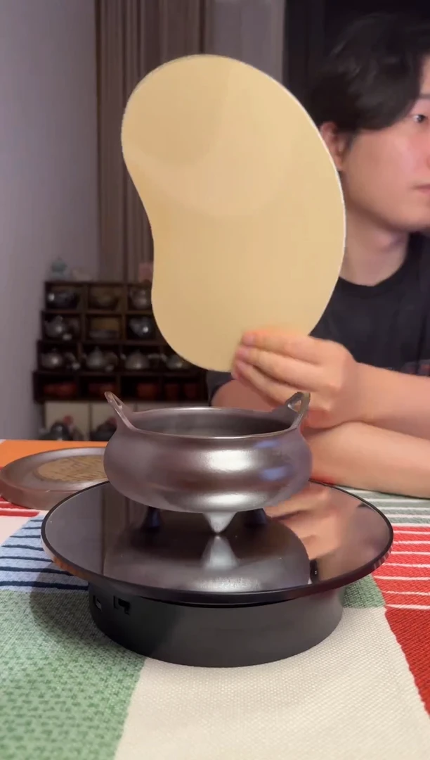 器韵堂紫器香炉手作
