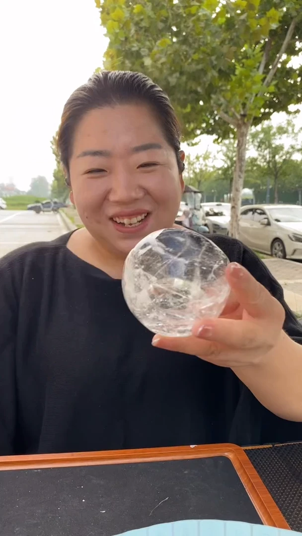 未镶嵌珠宝半成品水晶白水晶碗D225