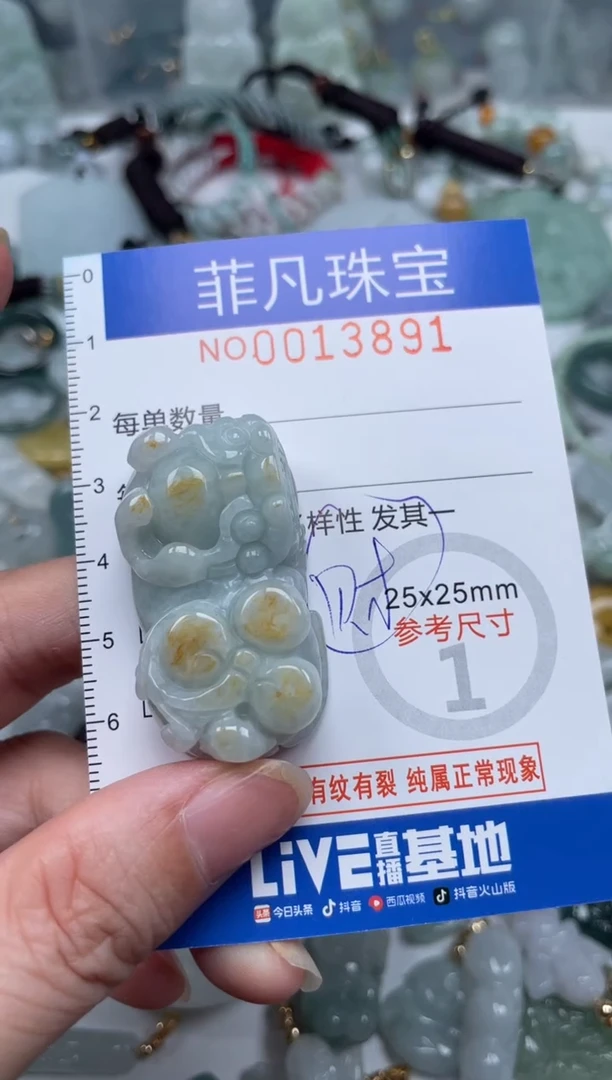 颈饰未镶嵌翡翠13891