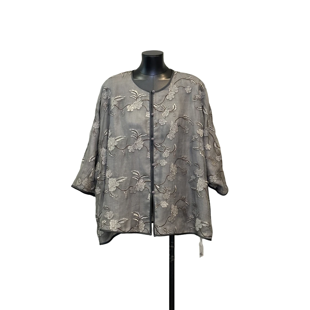 利琪高订云烟国风新中式气质时尚百搭外套上衣A6164