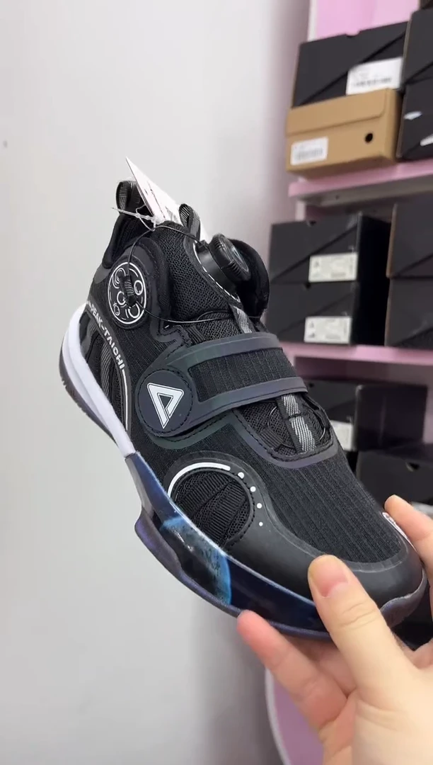 人造革匹克童鞋 默认微瑕 009-双网篮球鞋-