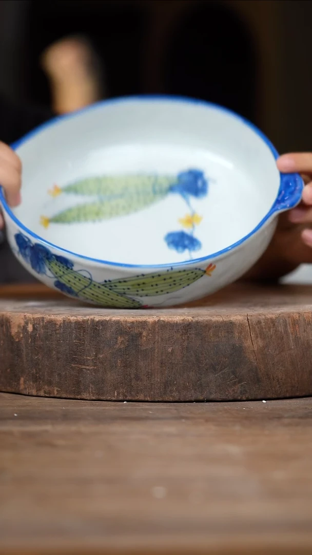 瓷片景德镇高温釉下彩（食品级）