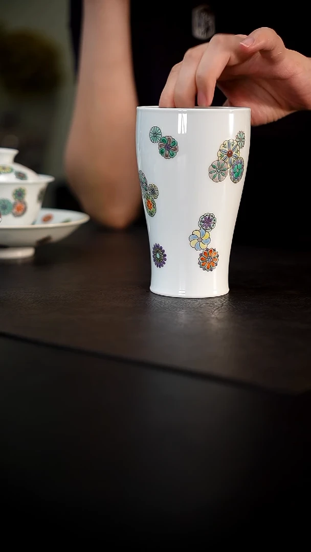 一点堂康熙五彩。。
