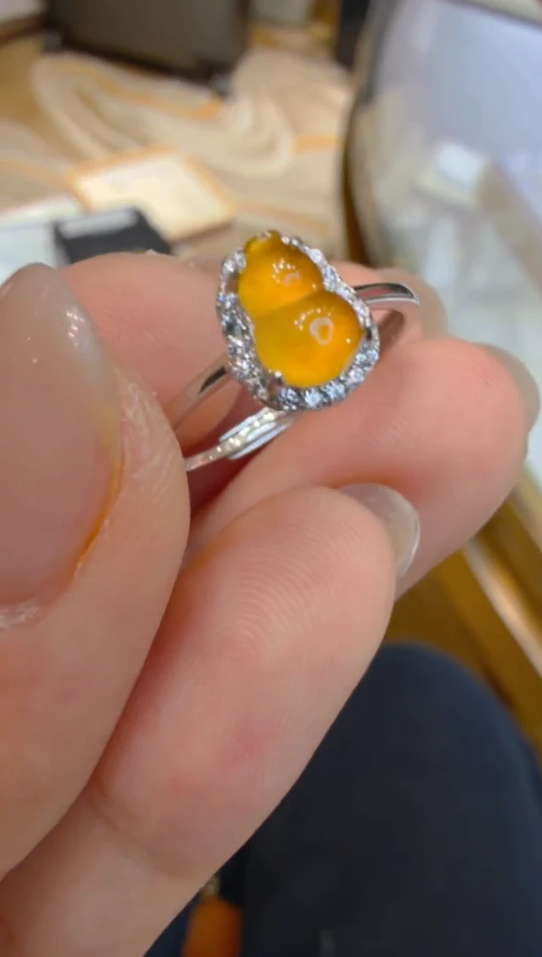 银S925镶嵌戒指翡翠多样性团购发一件