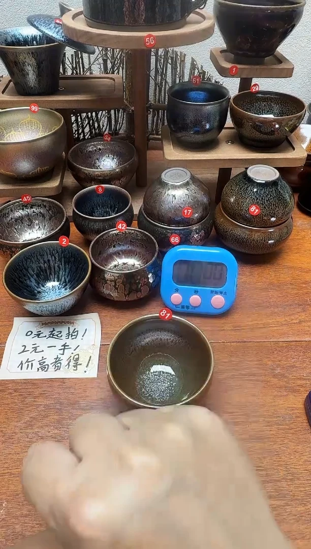 茶盏夜**雨81号建盏工匠茶器