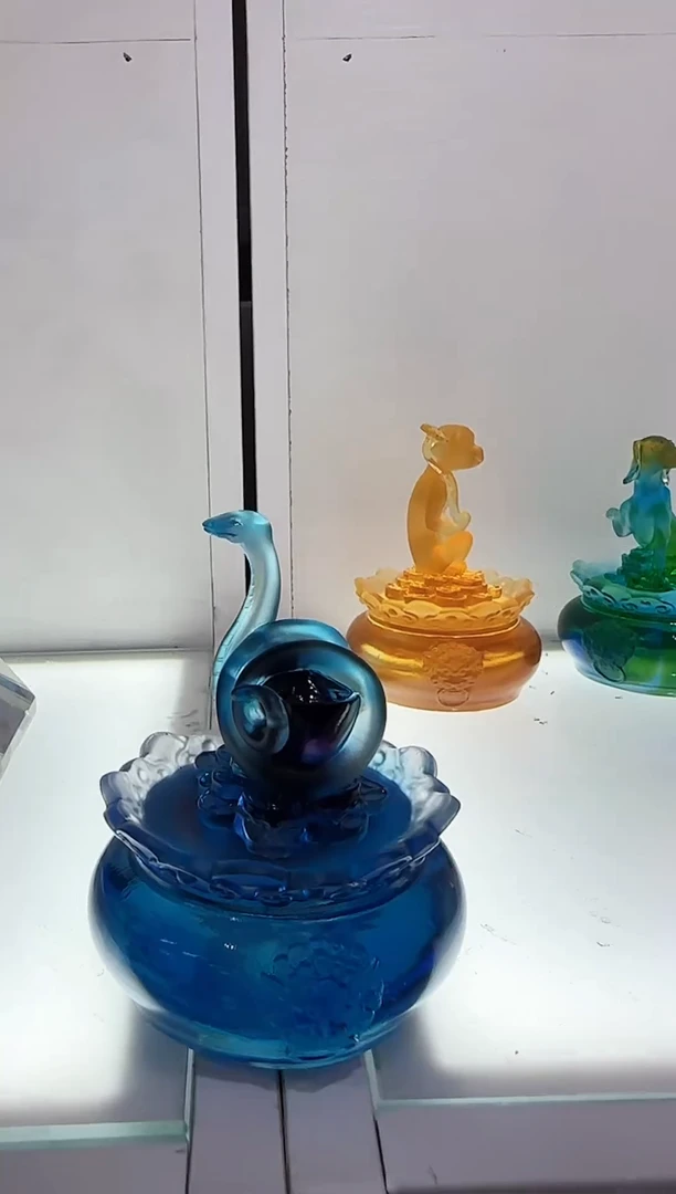 手工艺品琉璃生肖蛇