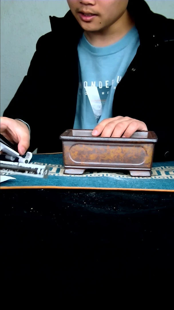 【闪购商品】紫砂花盆16*11.5*5.5内径尺寸