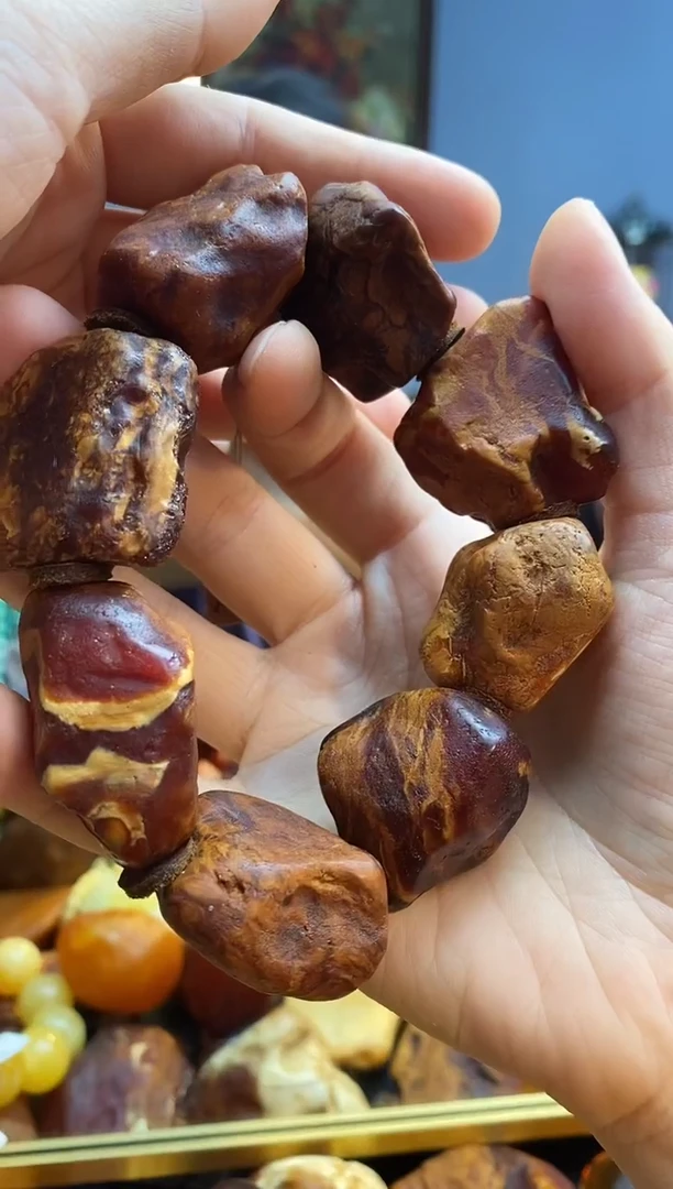 未镶嵌琥珀手串手串
