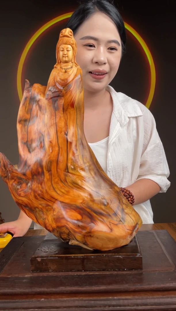 柏木（崖柏）手工摆件,先抢先得! 编号:102