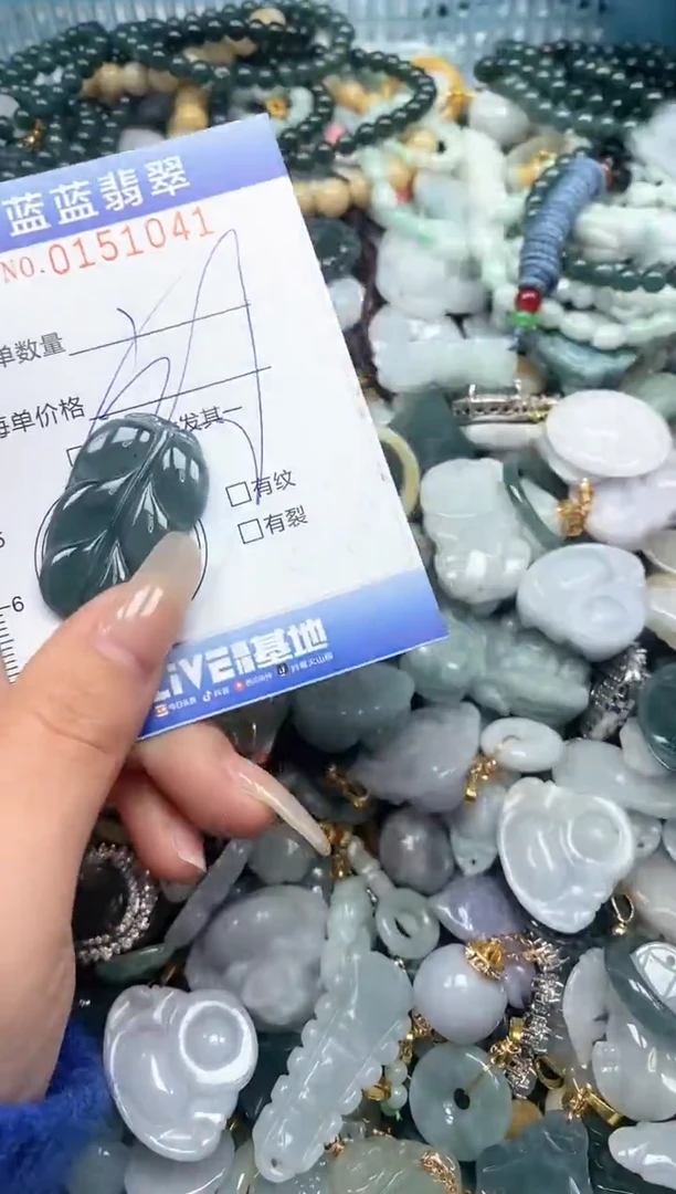 【闪购商品】翡翠颈饰未镶嵌闪购0151041多样性发其一