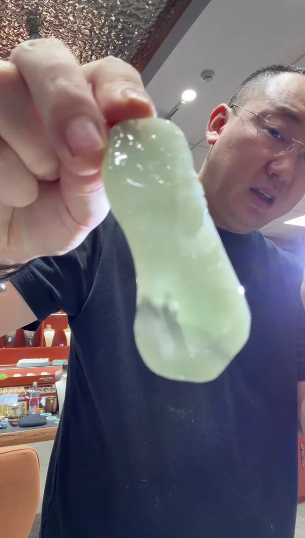 未镶嵌挂件翡翠A货翡翠孤品国雕谢林工