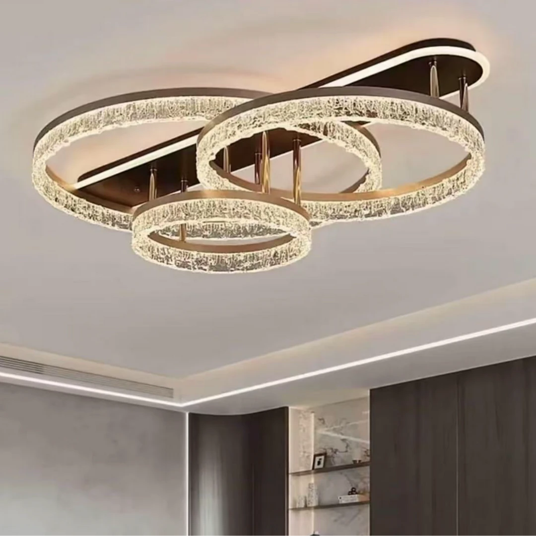 新款现代轻奢冰山客厅灯 餐厅卧室灯 现代极简客厅灯