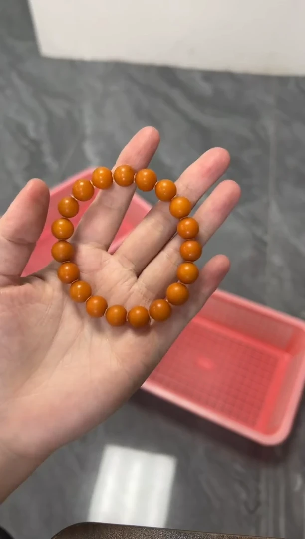 手链蜜蜡未镶嵌蜜蜡圆珠手串[多样发其一]