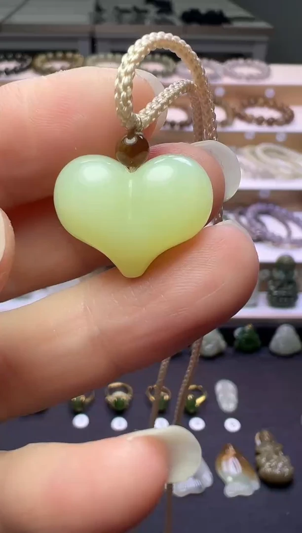 颈饰未镶嵌和田玉211号链接通孔