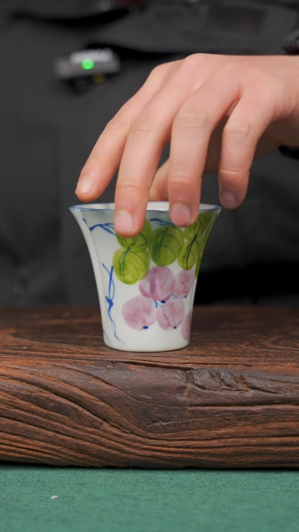 【闪购商品】瓷片2景德镇杯釉下手工手绘瓷器