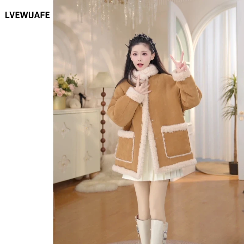 爱路菲中长款两面穿全羊毛皮草外套秋冬新款女外套610-8879