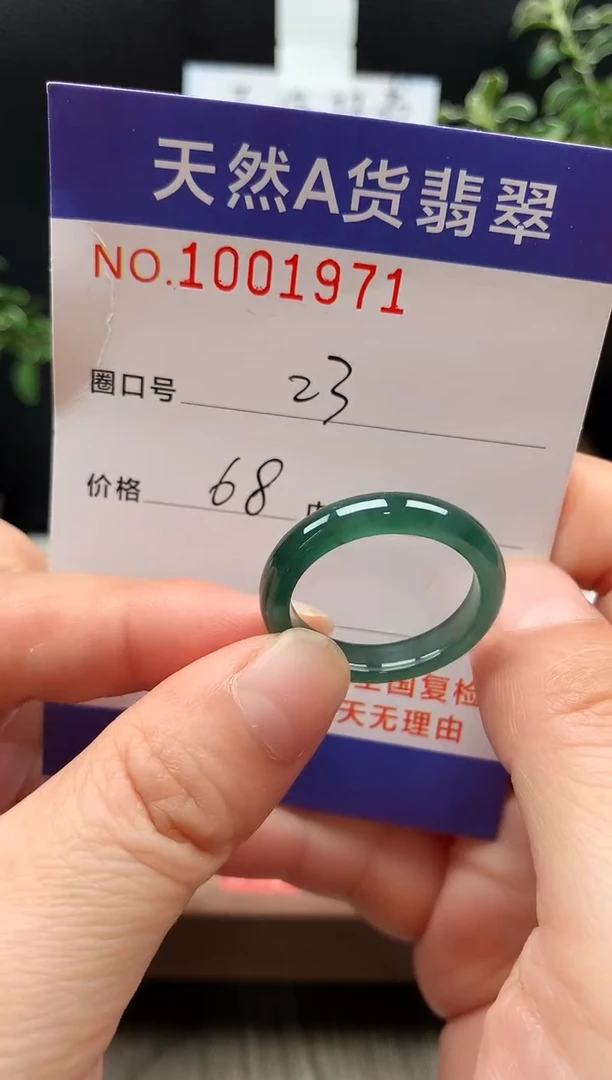 未镶嵌戒指翡翠23#