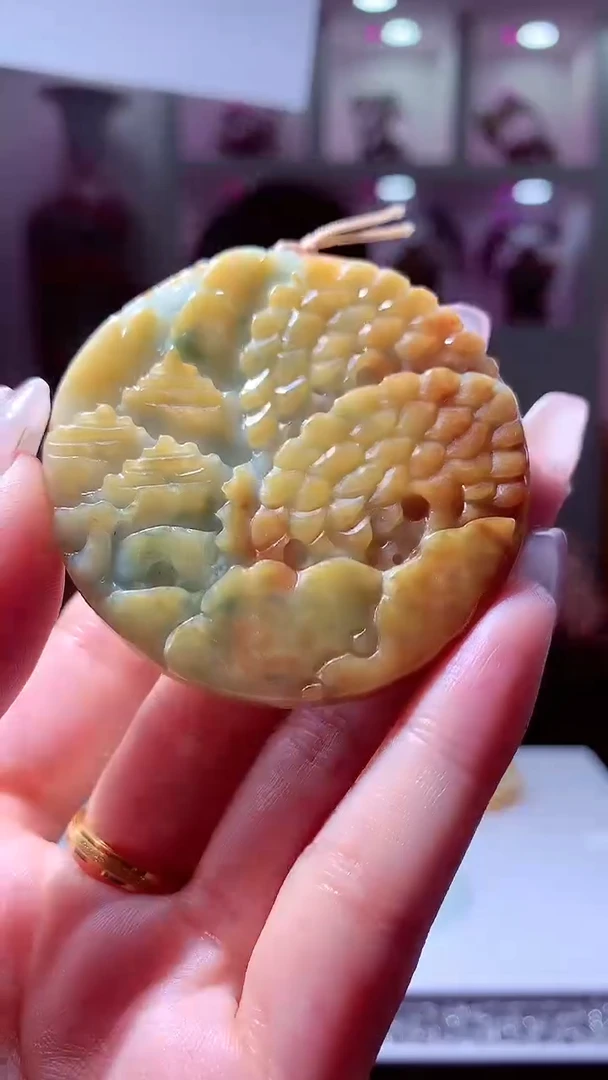 翡翠未镶嵌颈饰天然翡翠(拍一发一）