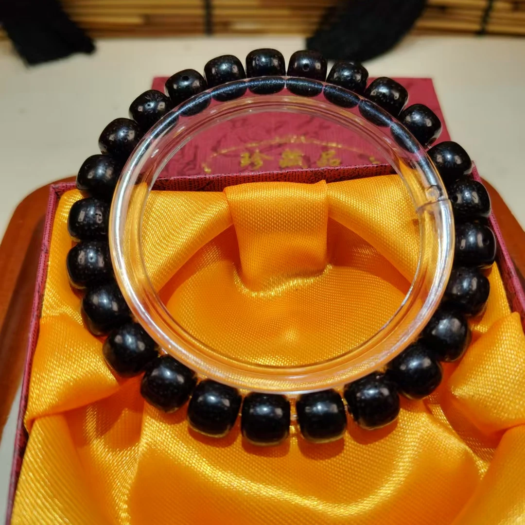 朱砂供星月菩提藏式纯手工沁染海南野生老料（送盒子）古法制作