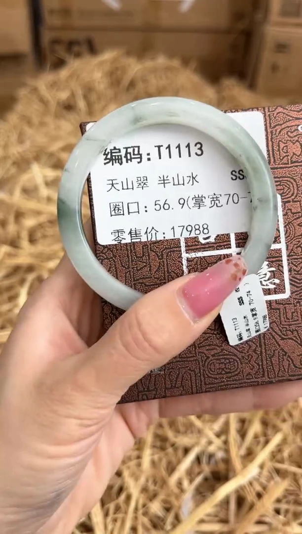 未镶嵌手镯石英质玉T1113