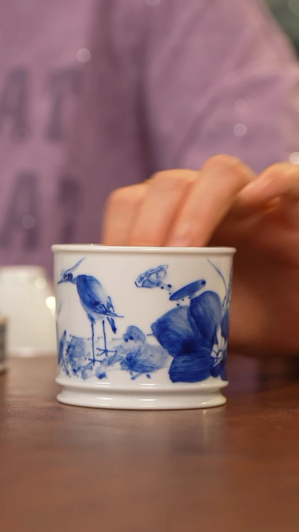 景德镇青花主人杯