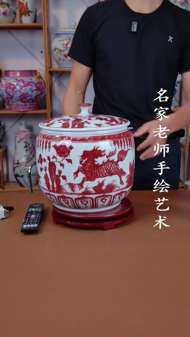 瓶景德镇手工手绘陶瓷摆件47