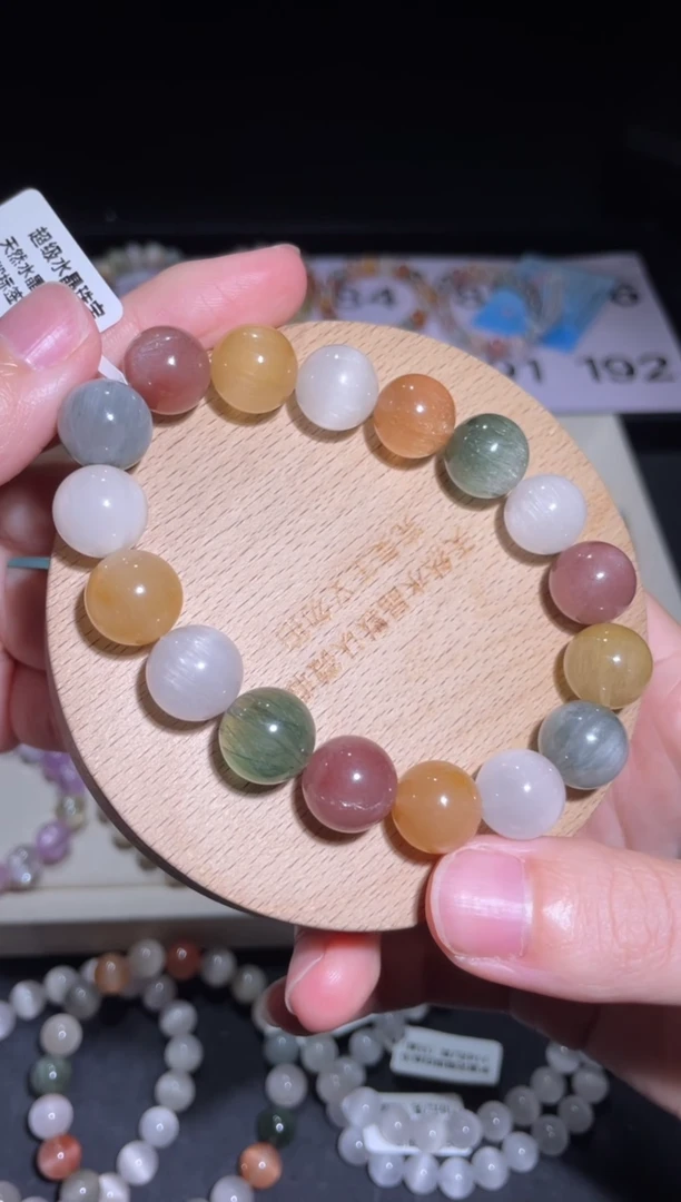 未镶嵌手链水晶186号多样性发一 W 12+