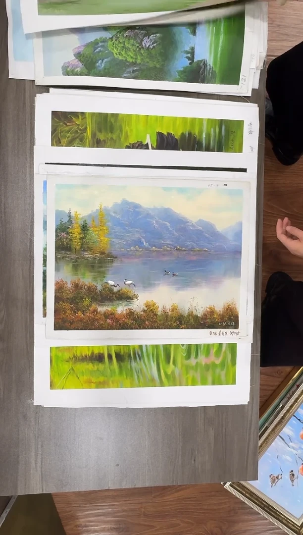 油画【83号】约53*35cm丨朝鲜原创纯手绘孤品油画丨顺丰包邮