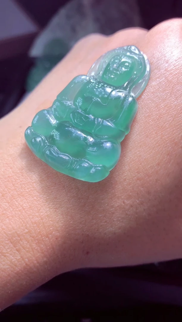 未镶嵌定制翡翠用****1天然翡翠A货吊坠 官方基地发货