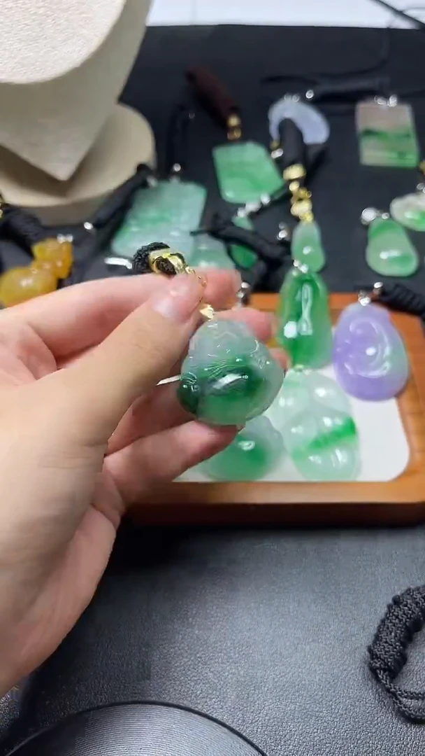 颈饰未镶嵌翡翠所见即所得 一图一物