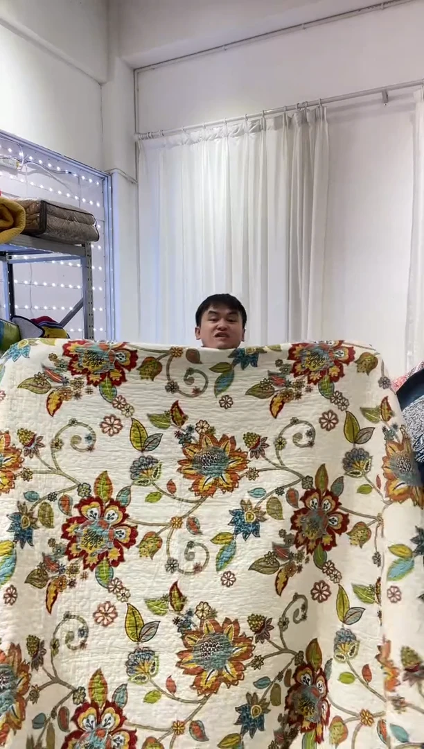 棉200*230纯棉床盖70号微瑕