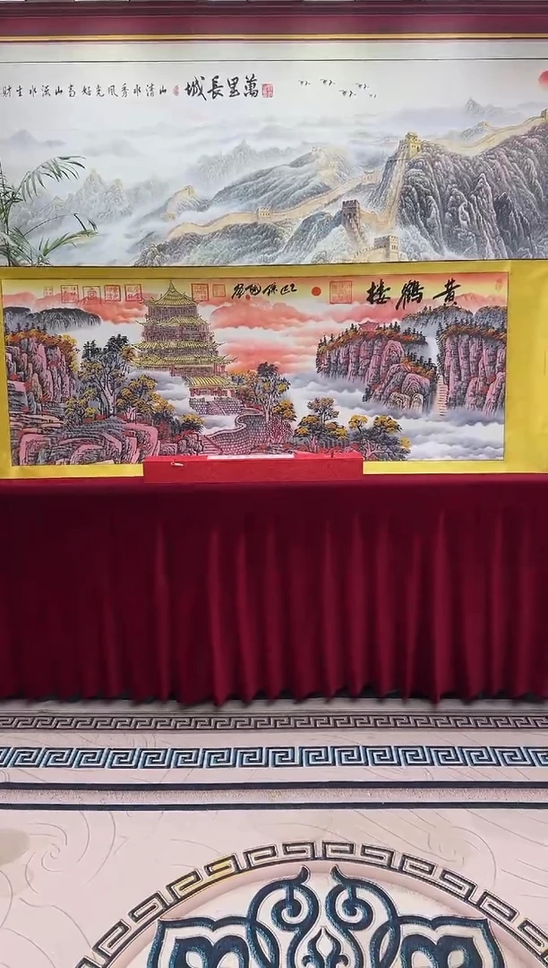 国画黄鹤楼-汪保国-卷轴