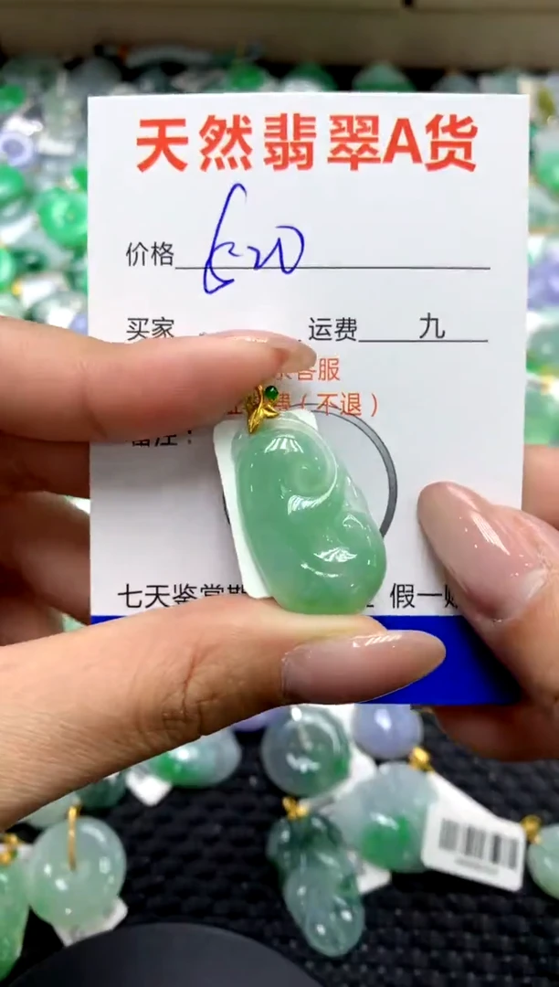 【闪购商品】翡翠颈饰18K金镶嵌111111111