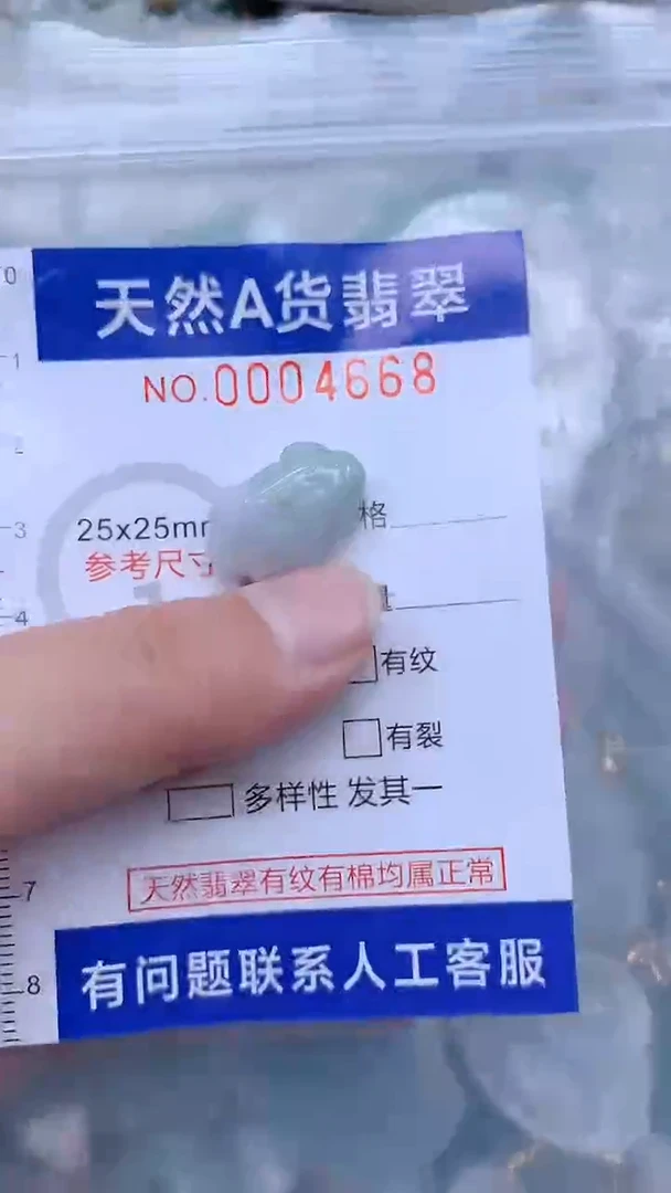 翡翠未镶嵌吊坠(不含链)1