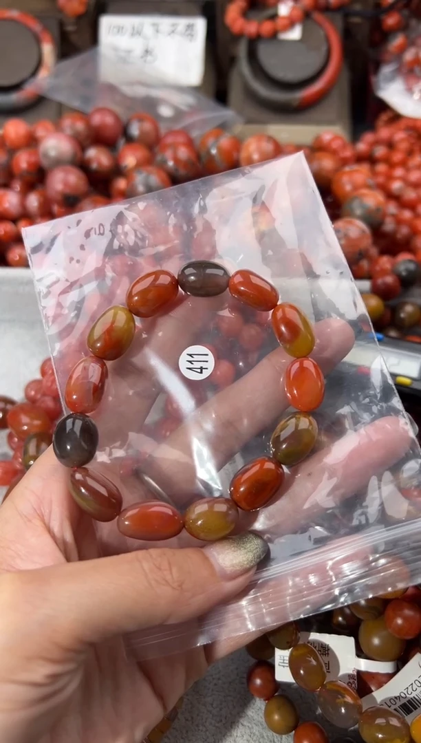 未镶嵌手串南红玛瑙11+