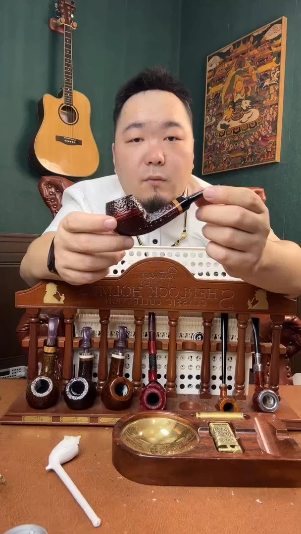 石楠木木雕款意大利进口石楠木烟斗